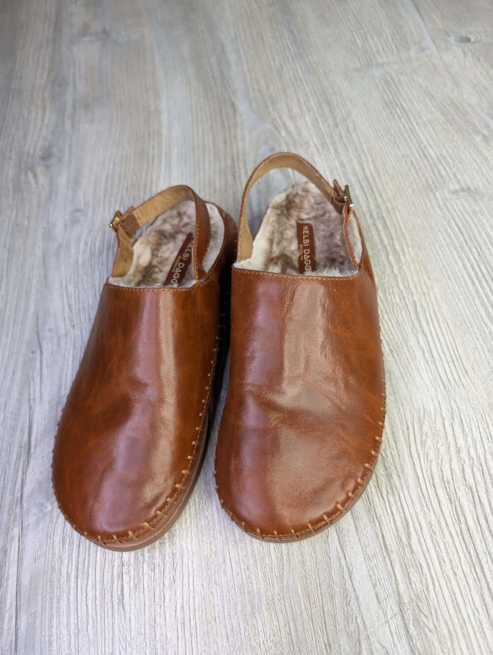 Kelsi Dagger Brooklyn Freddy Fur Lined Slingback Flat